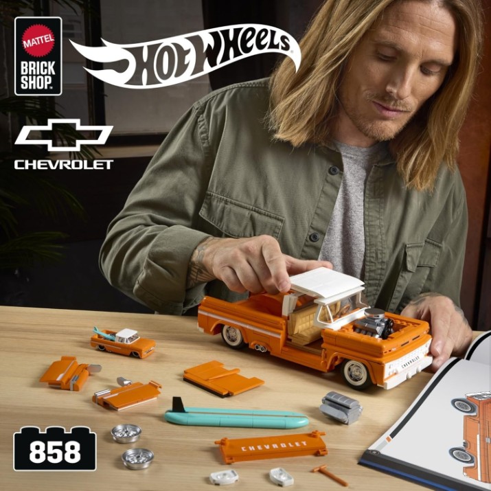 Конструктор Hot Wheels Pickup '62 Chevy 1:16 (JFT20)