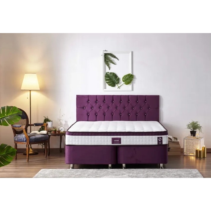 Ортопедический матрас Trendy Violet White/Violet 200x200cm GTR007182
