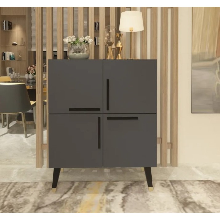 Dulăpior Trendy Makro Anthracit 90x70x35cm GTR006264