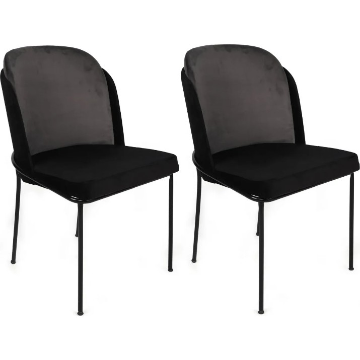 Set mobilă pentru bucătărie Trendy Dore 150 Black/Anthracit 86x55x54cm GTR006881 2pcs
