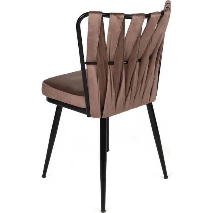 Set mobilă pentru bucătărie Trendy Kusakli 233 Black/Light Brown 82x43x43cm GTR006836 4pcs