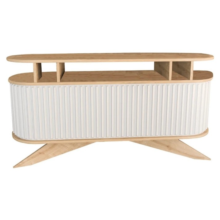 Dulăpior Trendy Stor Oak/White 150x75x43cm GTR006223