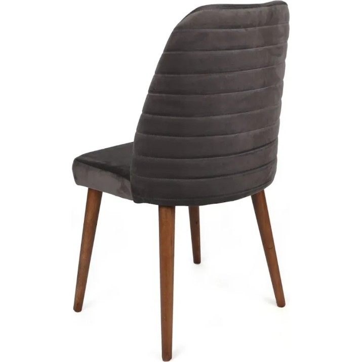 Set mobilă pentru bucătărie Trendy Tutku 341 Anthracit/Walnut 90x50x49cm GTR006845 4pcs
