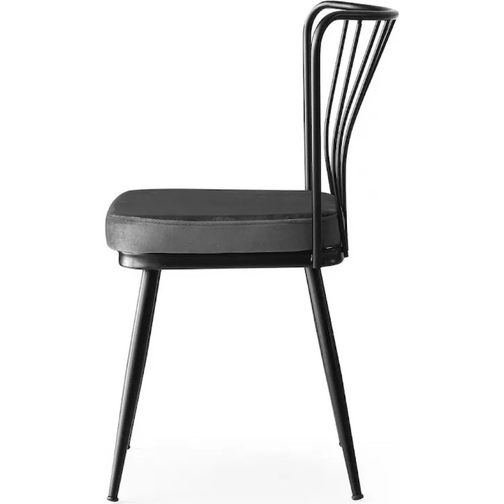 Set mobilă pentru bucătărie Trendy Yildiz 942 Black/Anthracit 82x43x42cm GTR006751 4pcs