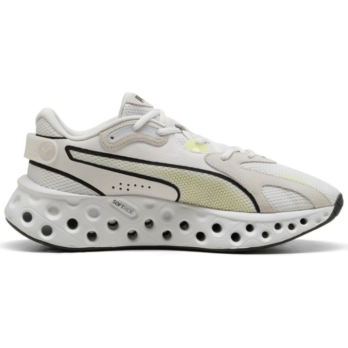Adidași pentru bărbați Puma Softride Frequence Feather Gray/Apple Spritz/Puma Black, s.45