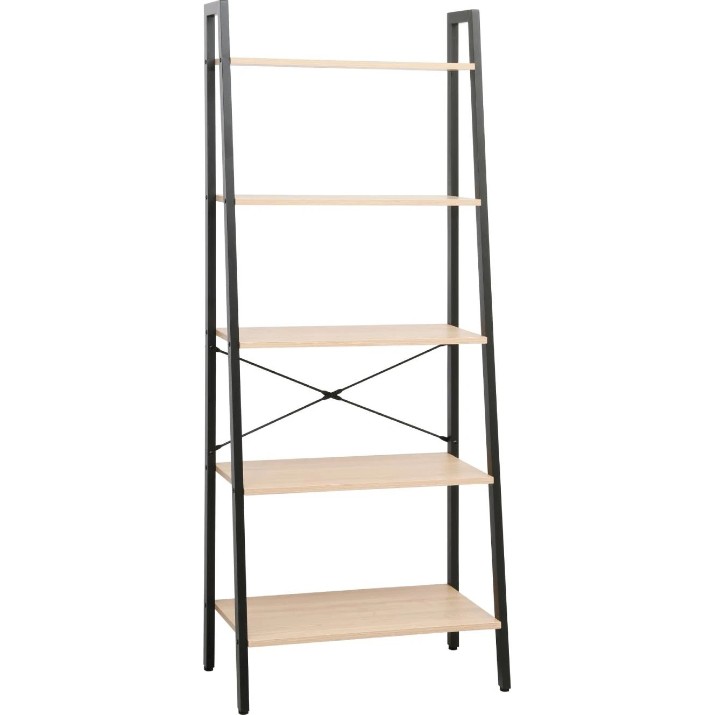 Стеллаж Deco Azalia 5 64x34x164 (MBAZA5-JJLVC-M37BLK)