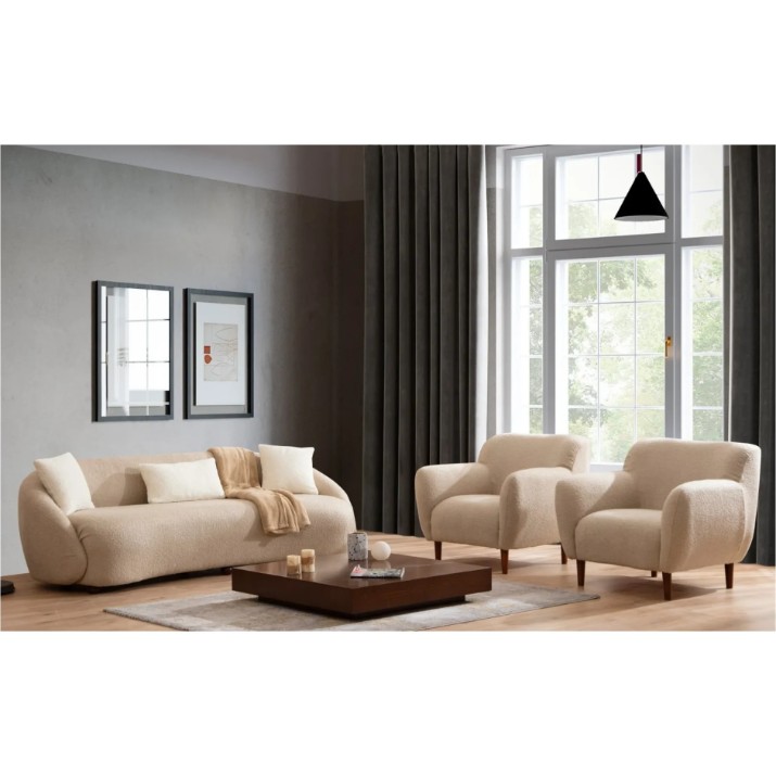 Диван Trendy Napoli Cappuccino 230x94x75cm GTR003295