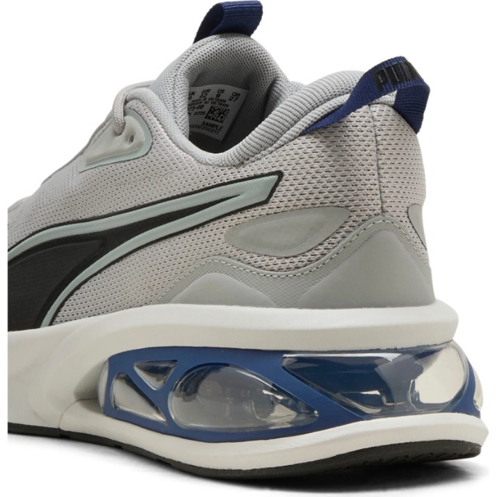 Adidași pentru bărbați Puma Solar Gray Echo/Puma Black/Glacial Gray/Blue Jewel, s.42.5