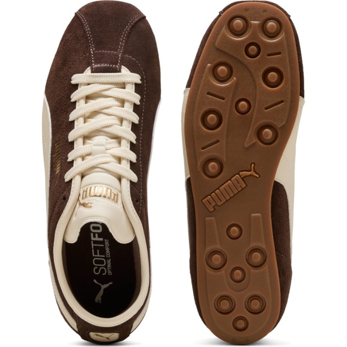 Adidași pentru bărbați Puma Tackle Chocolate/Alpine Snow/Gum, s.47