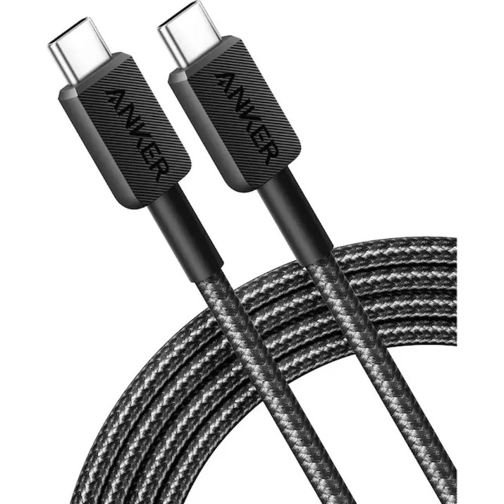 USB Кабель Anker Type-C to Type-C 0.9m Black (A81H5G11)