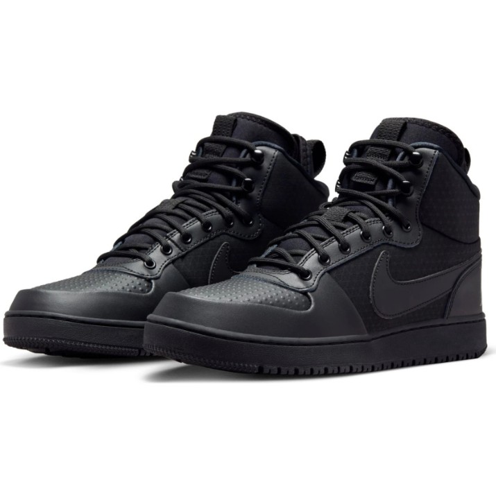 Bocanci pentru bărbați Nike Court Borough Mid Winter Black, s.42.5
