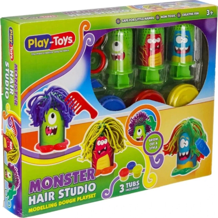 Plastilina Play Toys Monster Hair Studio (270)