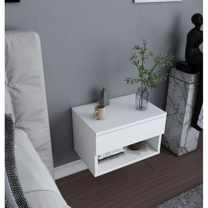 Прикроватная тумба Trendy Jamot White 44.6x31.9x29cm GTR005879