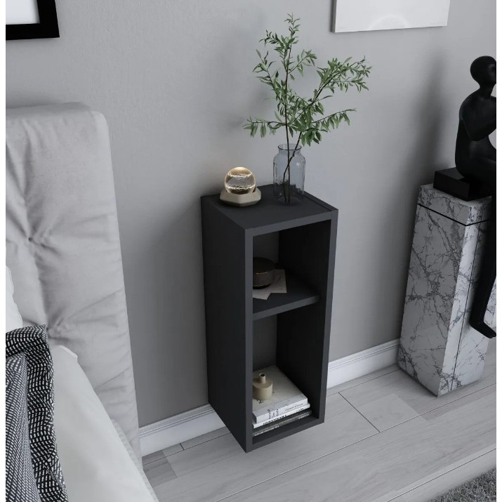 Noptieră Trendy Sault Anthracit 60x23x21cm GTR005874