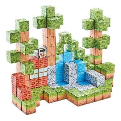 Set de construcție Essa Toys Magnetic Building Cubes 106pcs (6920250718125)