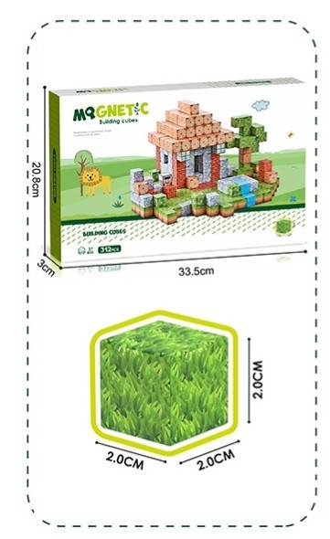 Конструктор Essa Toys Magnetic Building Cubes 312pcs (6920250718118)