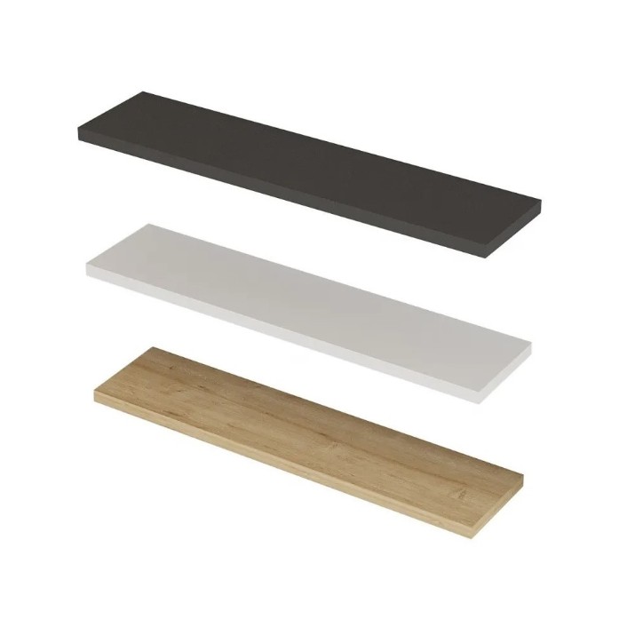 Навесная полка Trendy Boss Anthracit/White/Sapphire Oak 60x14.5x1.8cm GTR005486 3pcs