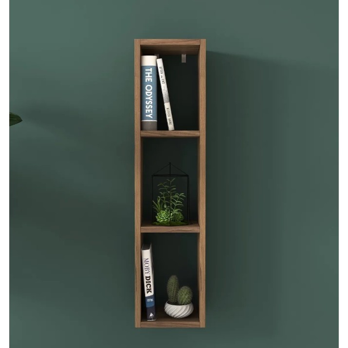 Raft de perete Trendy E3 224 Walnut 90x22.1x18.5cm GTR005501