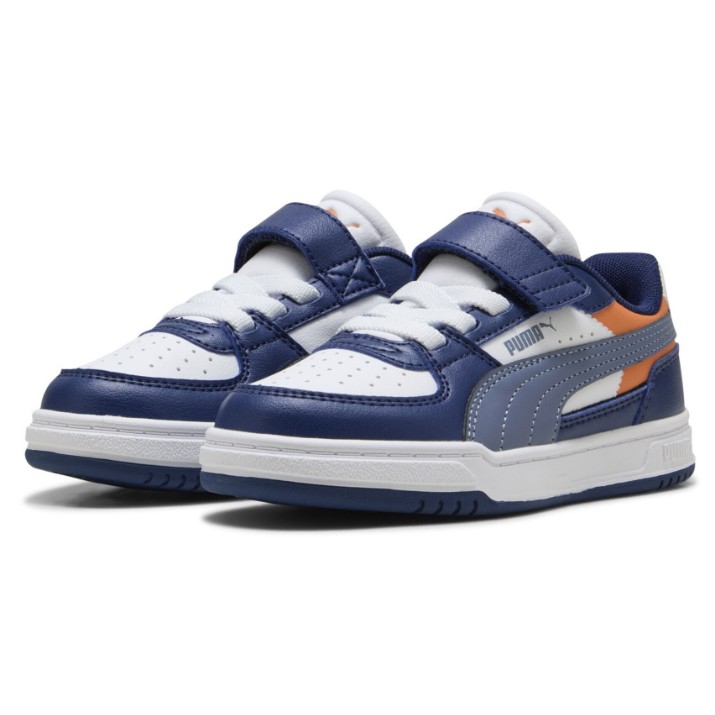 Кеды детские Puma Caven III Block Ac+ Ps Blue Jewel/Gray Sky/Puma White, s.28.5