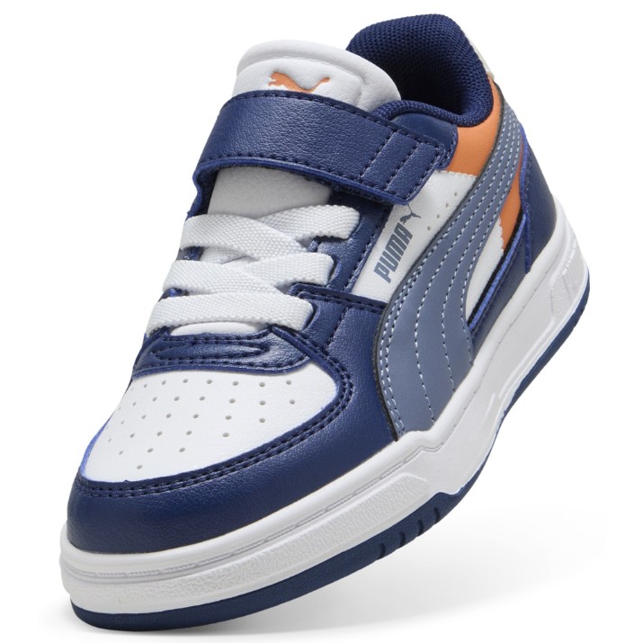 Ghete pentru copii Puma Caven III Block Ac+ Ps Blue Jewel/Gray Sky/Puma White, s.28.5