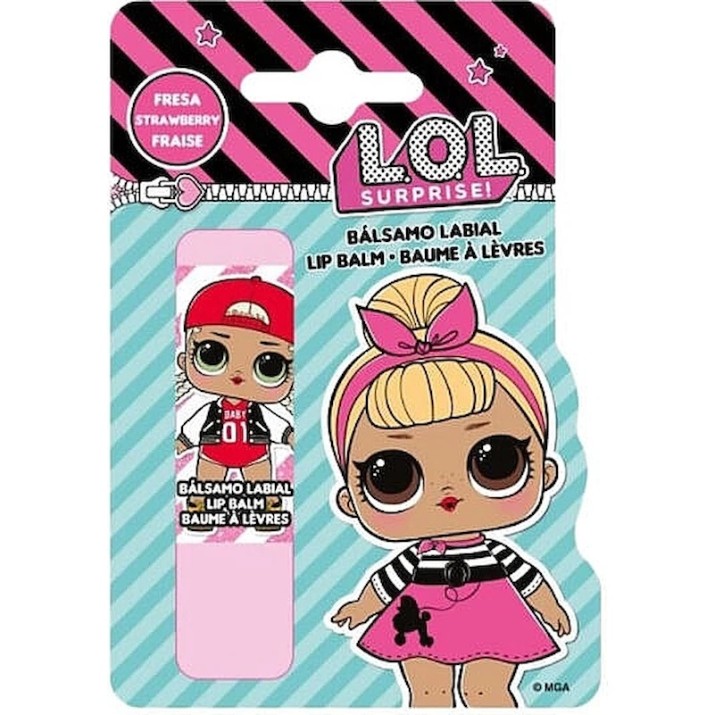 Balsam de buze Lorenay LOL Surprise Lip Balm Strawberry 4g