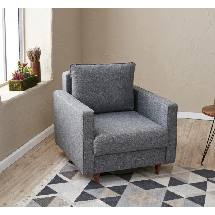 Fotoliu Trendy Eva Grey 85x90x82cm GTR001974