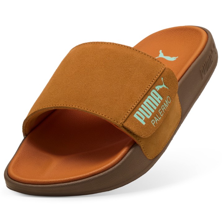 Шлёпанцы детские Puma Leadcat 2.0 Palermo Foil Vermillion/Mint Jelly/Gum, s.38