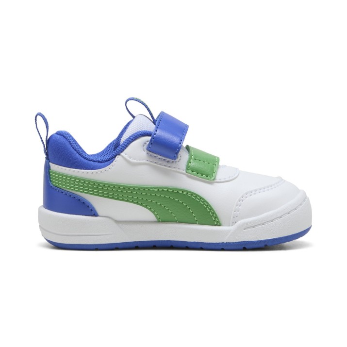 Ghete pentru copii Puma Multiflex 2 Dino V Inf Puma White/Green Fruit/Royal Sapphire, s.25