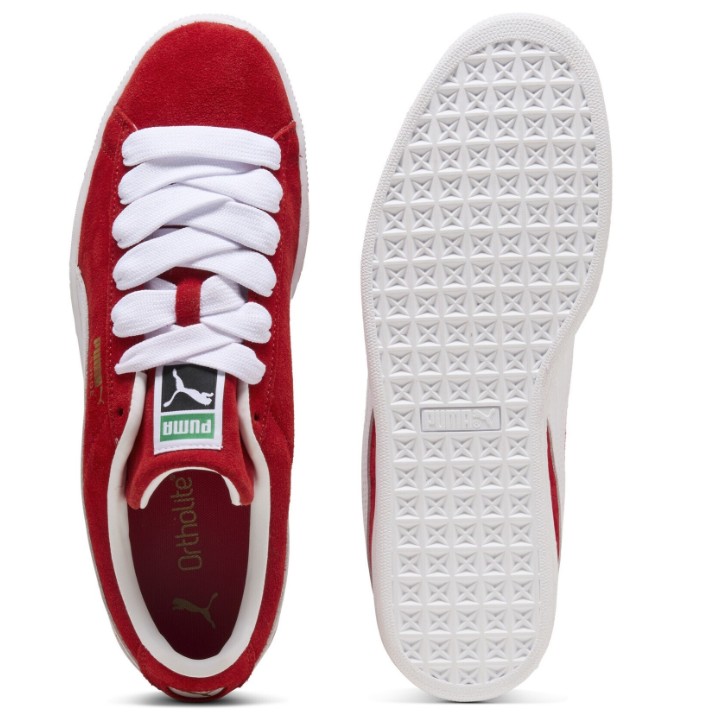 Ghete pentru copii Puma Suede Classic For All Time Red/Puma White, s.37.5