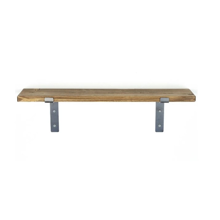 Raft de perete Trendy LAM002 Walnut/Black 60x16x14cm GTR006607