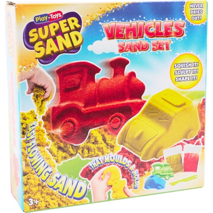 Кинетический песок Play Toys Vehicles Sand Set (1642)