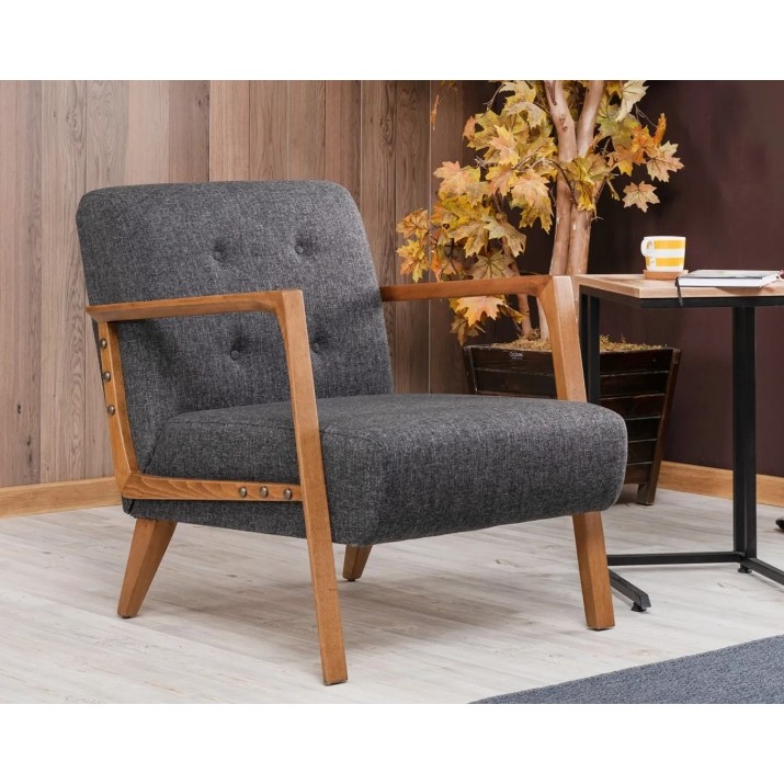 Кресло Trendy Kemer Dark Grey 83x80x69cm GTR002060