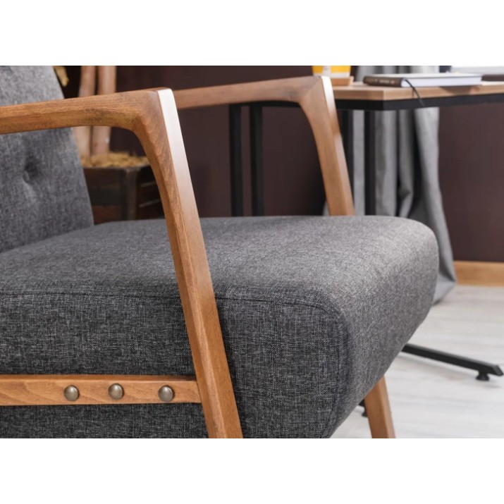 Fotoliu Trendy Kemer Dark Grey 83x80x69cm GTR002060