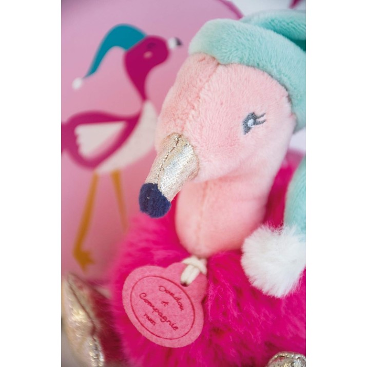 Jucărie de pluș Doudou Flamingo Pink 15cm (DC3525)