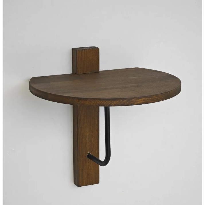 Навесная полка Trendy Reve Walnut/Black 35x35cm GTR005464