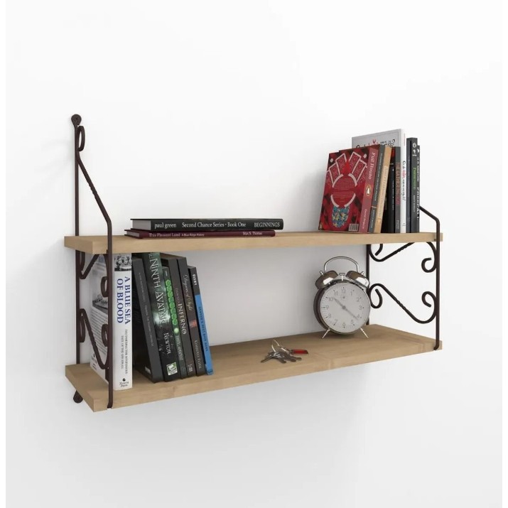 Raft de perete Trendy Seramoni Oak 72x51x22cm GTR005330
