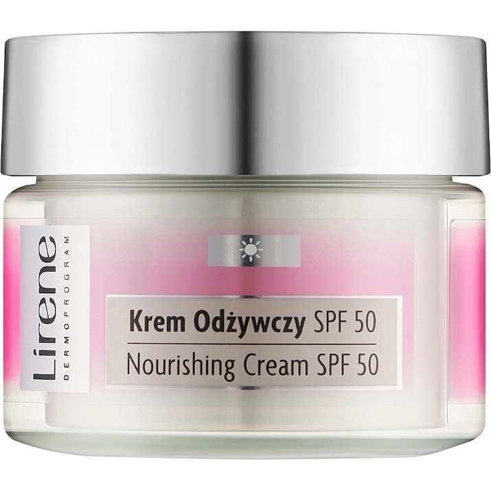Крем для лица Lirene Sensitive Skin Nourishing SPF50 50ml