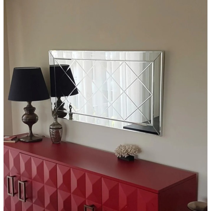 Oglindă Trendy A306Y Silver 130x65x2cm GTR006489