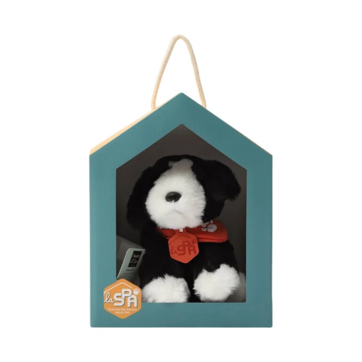 Jucărie de pluș Histoire d'Ours Dog Black Spa Collection 16cm (HO3313)