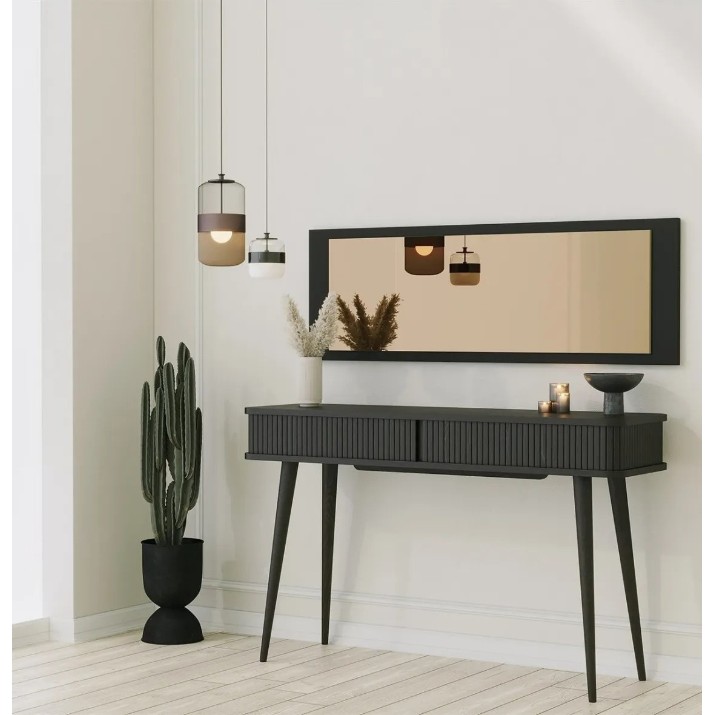 Oglindă Trendy Basic Black/Bronze 120x40x2.2cm GTR006566