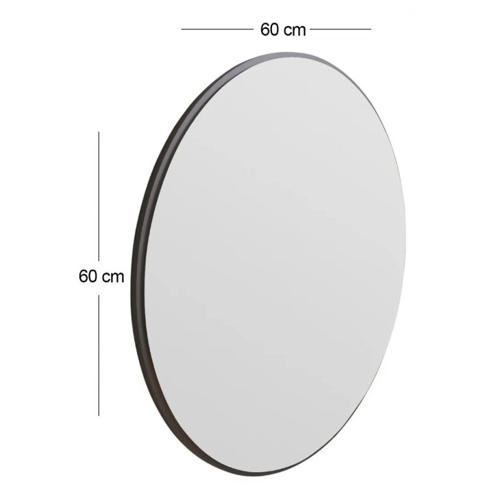 Зеркало Trendy Ozze Black 60x60x2cm GTR005516