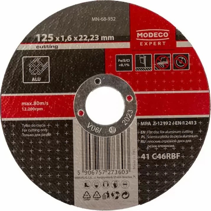 Диск для резки Modeco MN-68-932