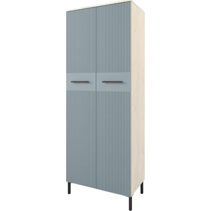 Шкаф ML-Mobila Velvet №16 800 Kraft White/Laguna Soft