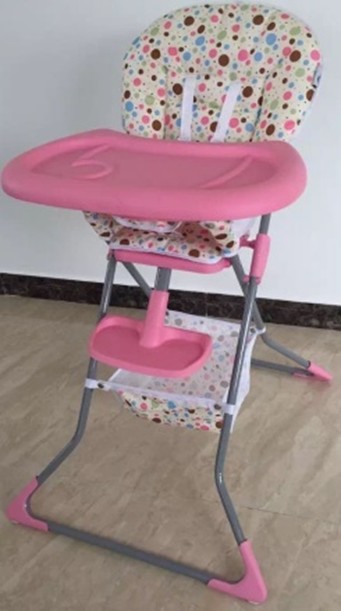 Scaun de masa KangKang Simple HC-61-6 Pink Dots