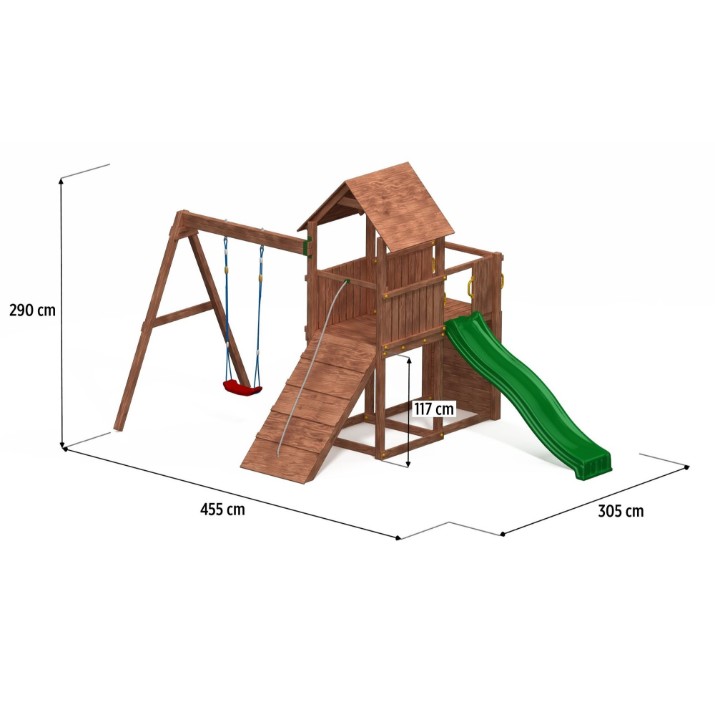 Complex de joacă Fungoo Carol 3