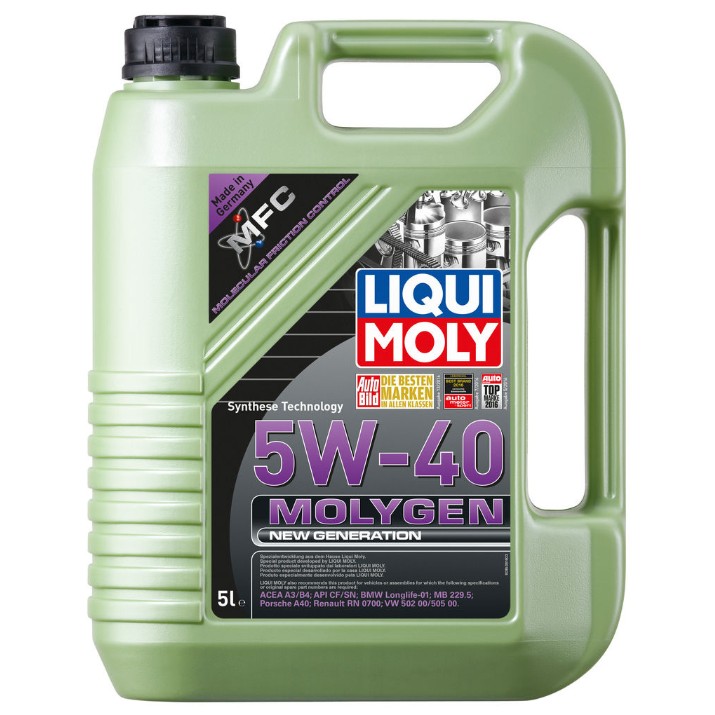 Моторное масло Liqui Moly Molygen New Generation 5W-40 5L