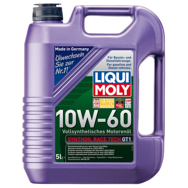 Моторное масло Liqui Moly Synthoil Race Tech GT1 10W-60 5L (8909)