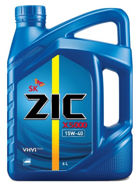 Моторное масло Zic X5000 15W-40 6L