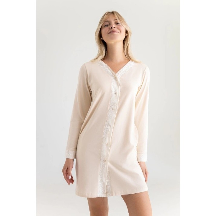 Ночная рубашка Bumbacel WCN2214_1107_XS6 Beige, s.S