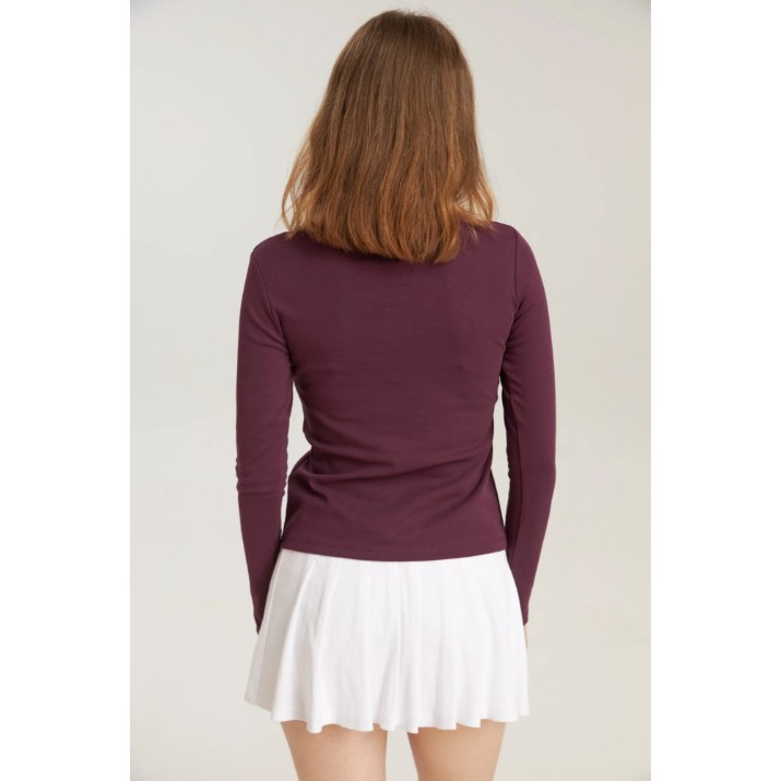 Женский лонгслив Bumbacel WM48028K_1716_S6 Purple, s.S